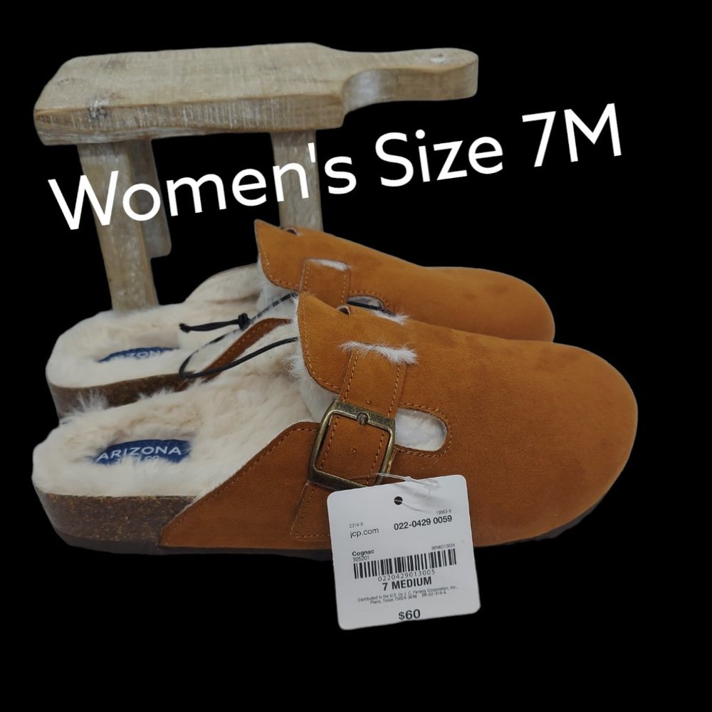 Arizona Delano Cognac Flat Slip-On Shoe Women's Size 7M NWT - Picture 2 of 5